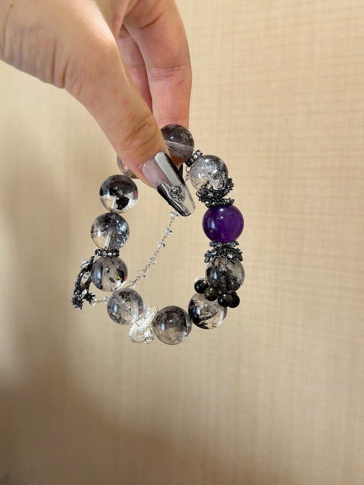 ▫️▪️ Shining amethyst bracelet